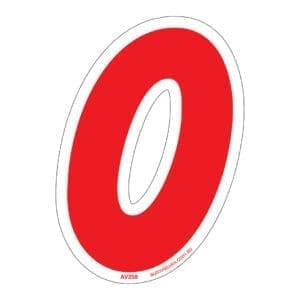 Red & White Die Cut 0