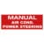 Manual Air Steer Red & White