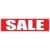 Extra Large Sale Sticker RED