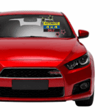 Happy Faces Windshield Adhesive Starssign