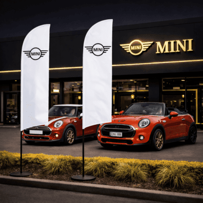 Mini Cooper Flags
